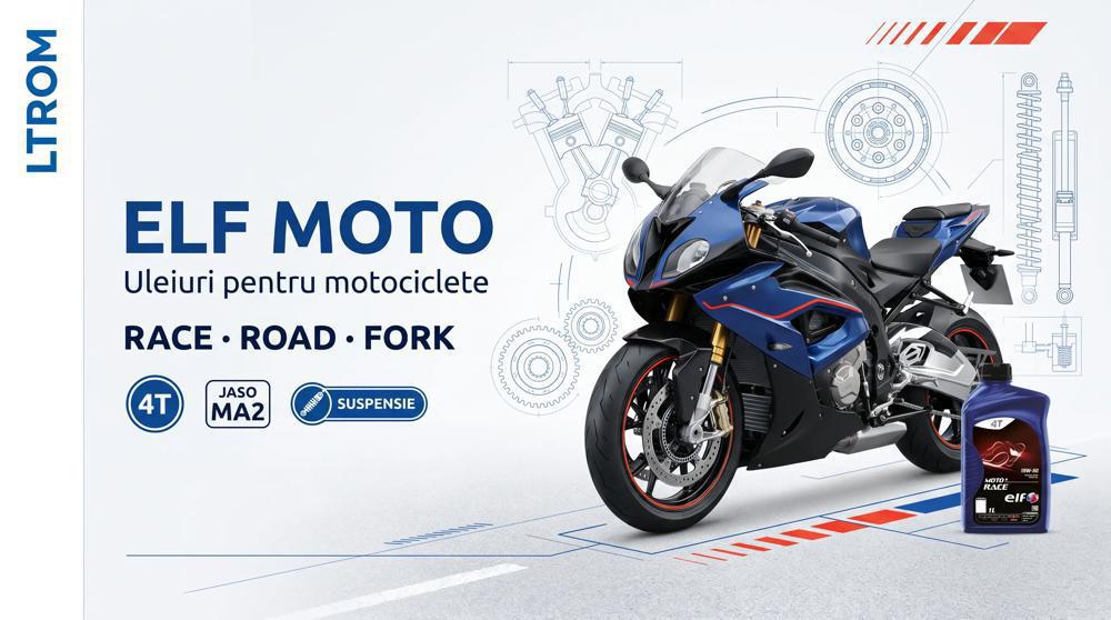 Ce ulei ELF alegi pentru motocicletă?