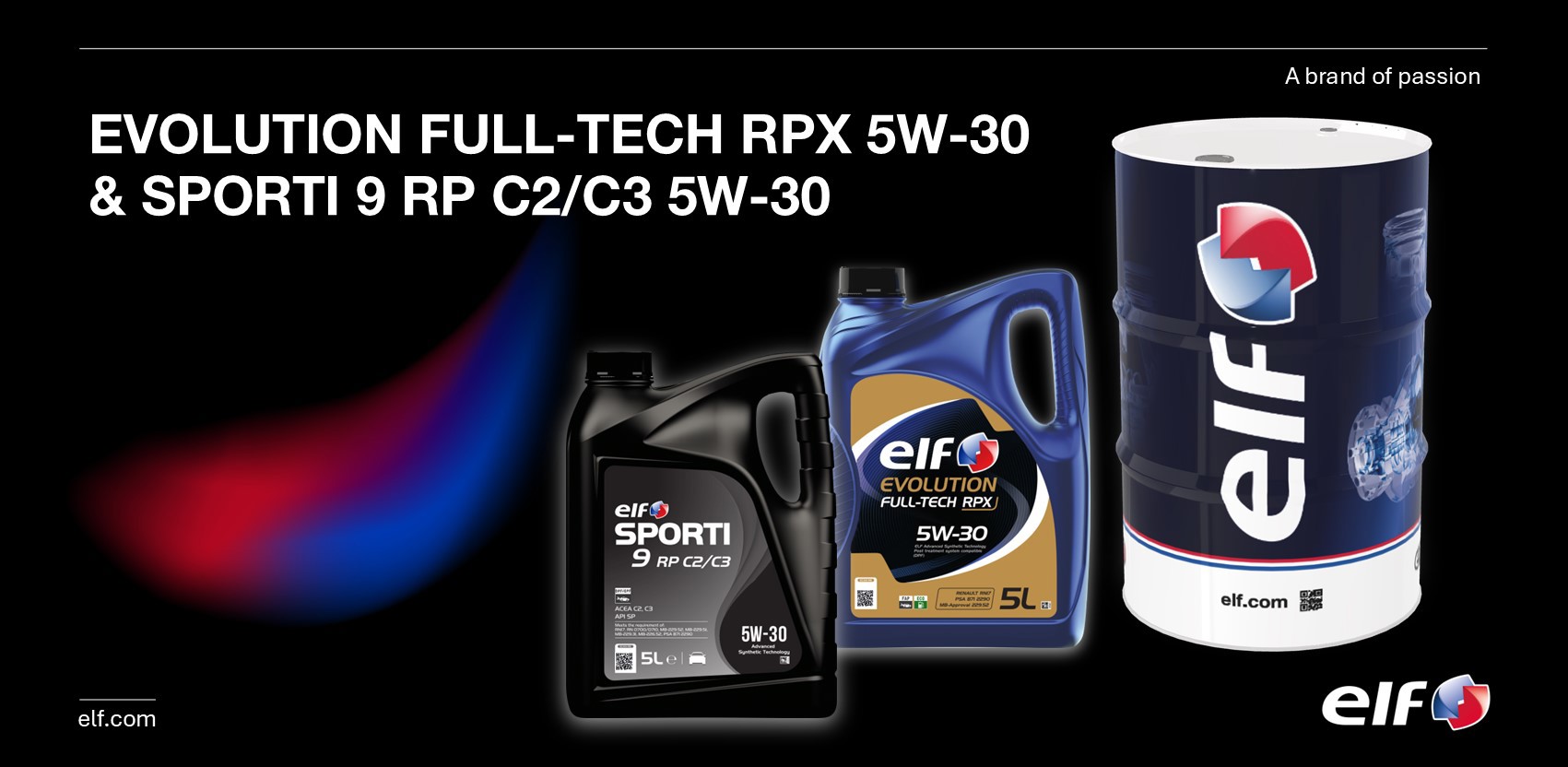 Evolution Full-Tech RPX 5w-30  & Sporti 9 RP C2/C3 5w-30